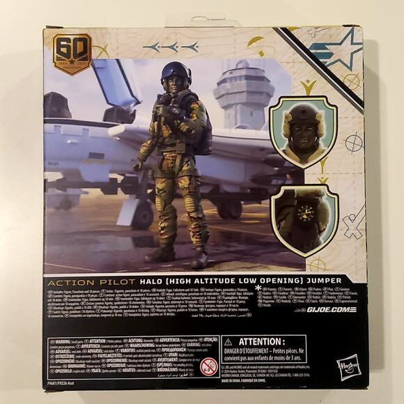 🇺🇸 GI Joe Classified 60th Anniversary Action Pilot HALO Jumper Hasbro F9681 - Picture 3 of 5